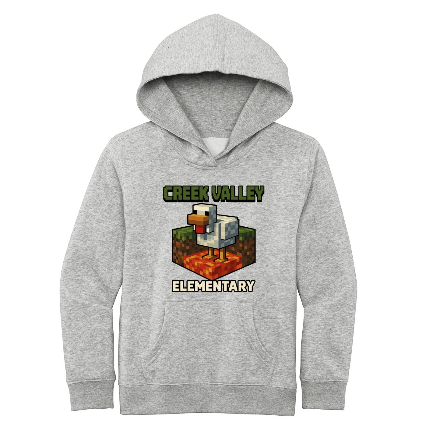 Creek Valley District® Youth V.I.T.™ Fleece Hoodie Lava Chicken