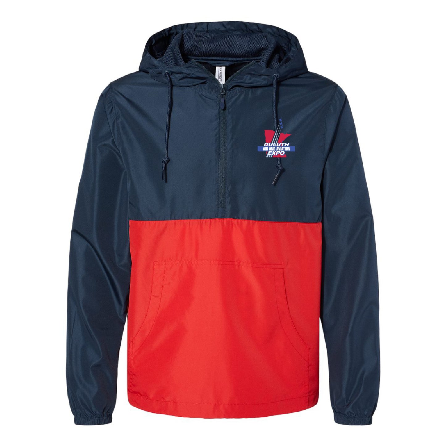 Duluth Airshow Unisex Lightweight Quarter-Zip Windbreaker Pullover Jacket