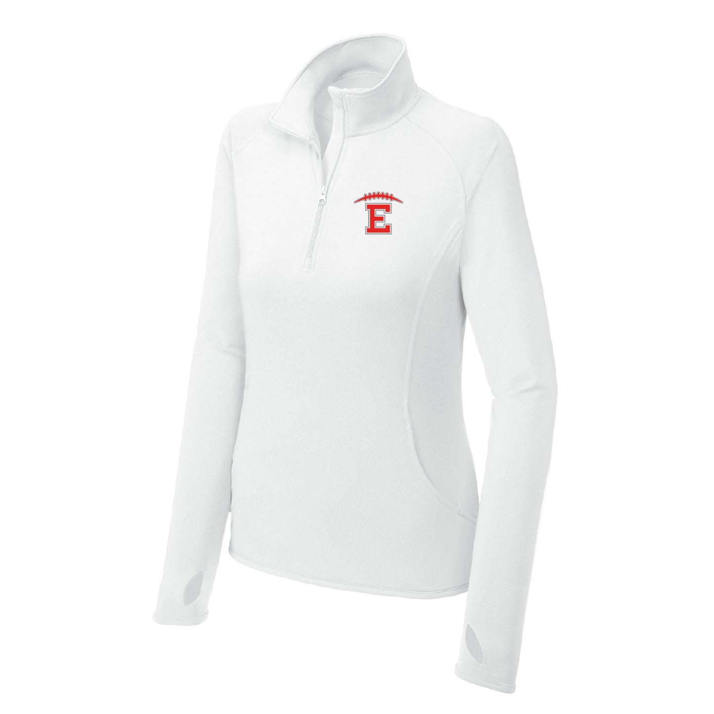 Duluth East Football Ladies Sport-Tek 1/4 zip Design 2