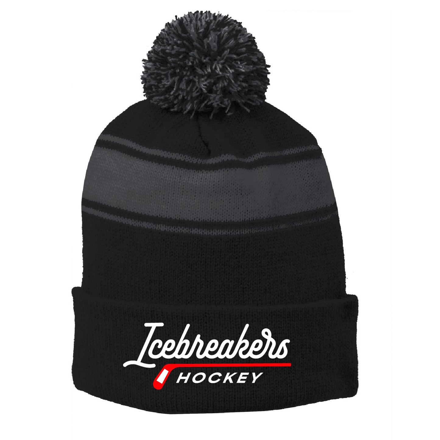 Duluth Icebreakers Stripe Pom Pom Beanie