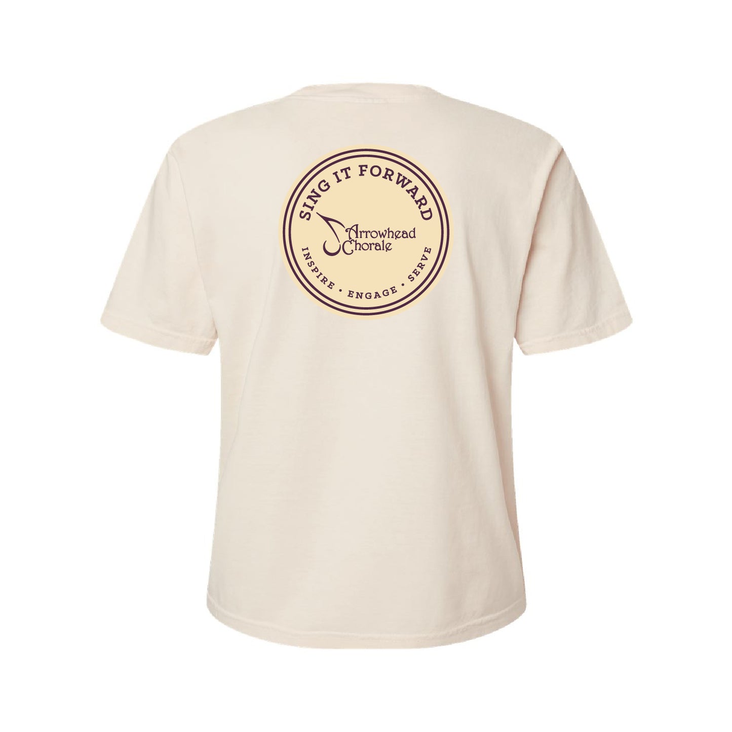 Arrowhead Chorale Sing It Forward Women's Heavyweight Boxy T-Shirt