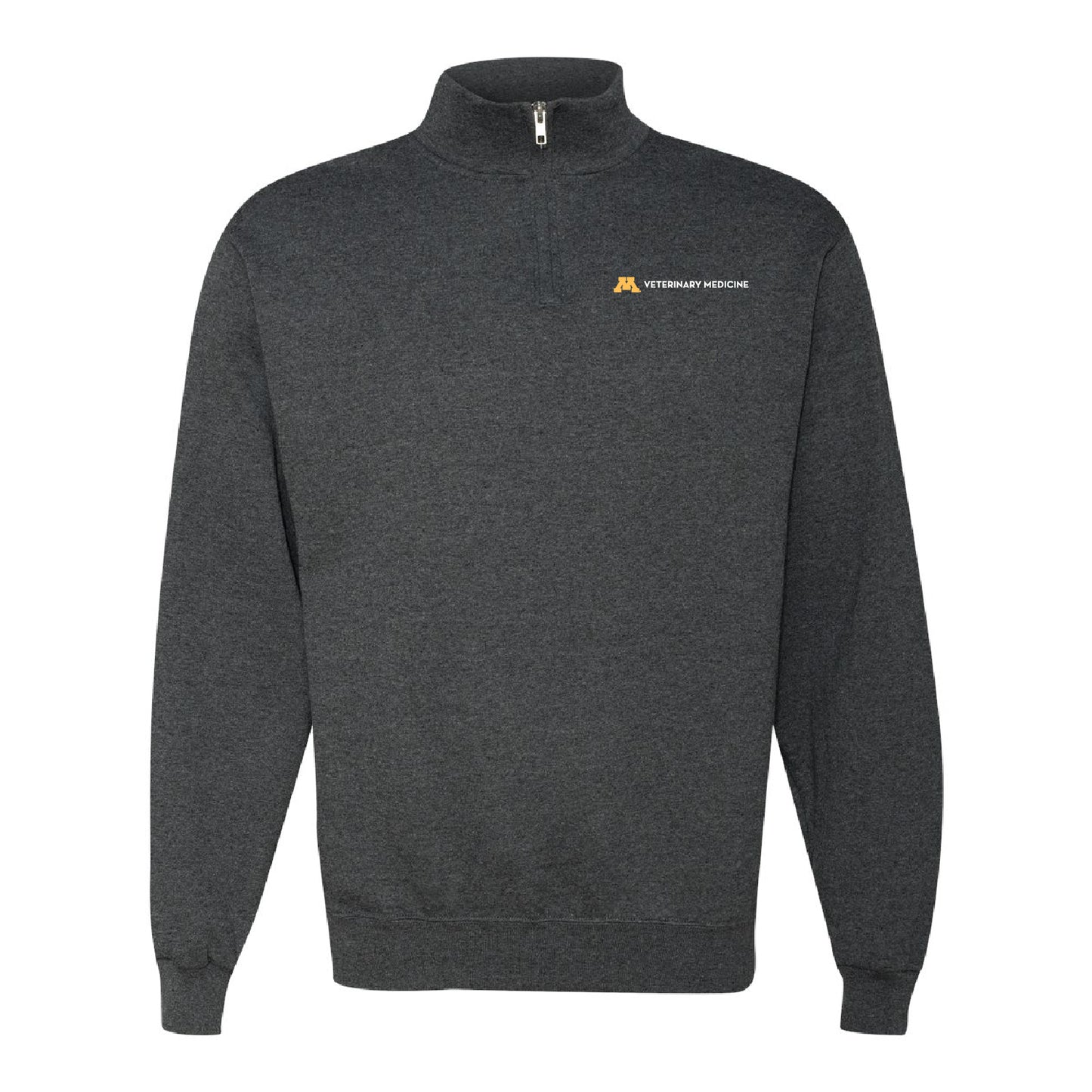 U of M Vet Med Cadet Collar Quarter-Zip Sweatshirt