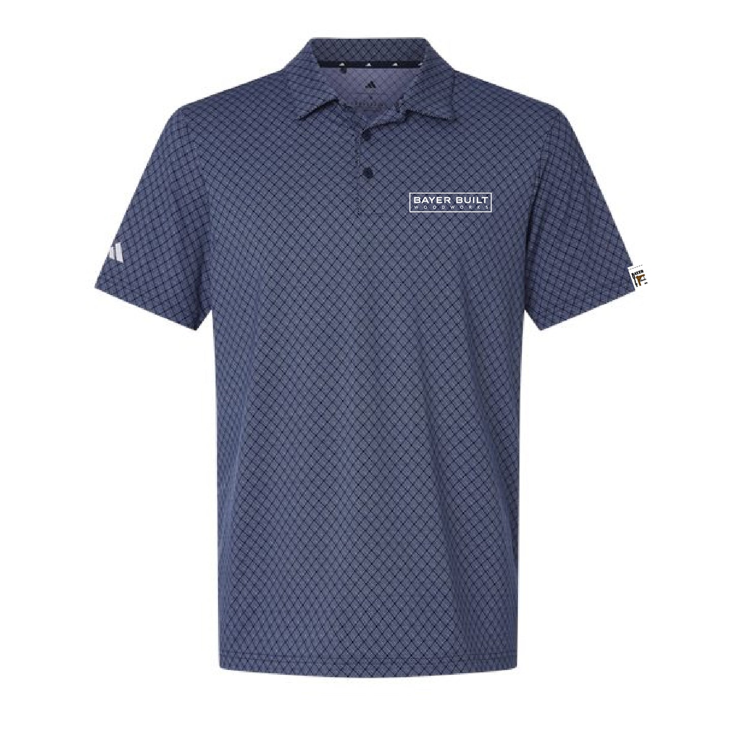 Bayer Built Seasonal Men's 4-Way Stretch Printed Polo