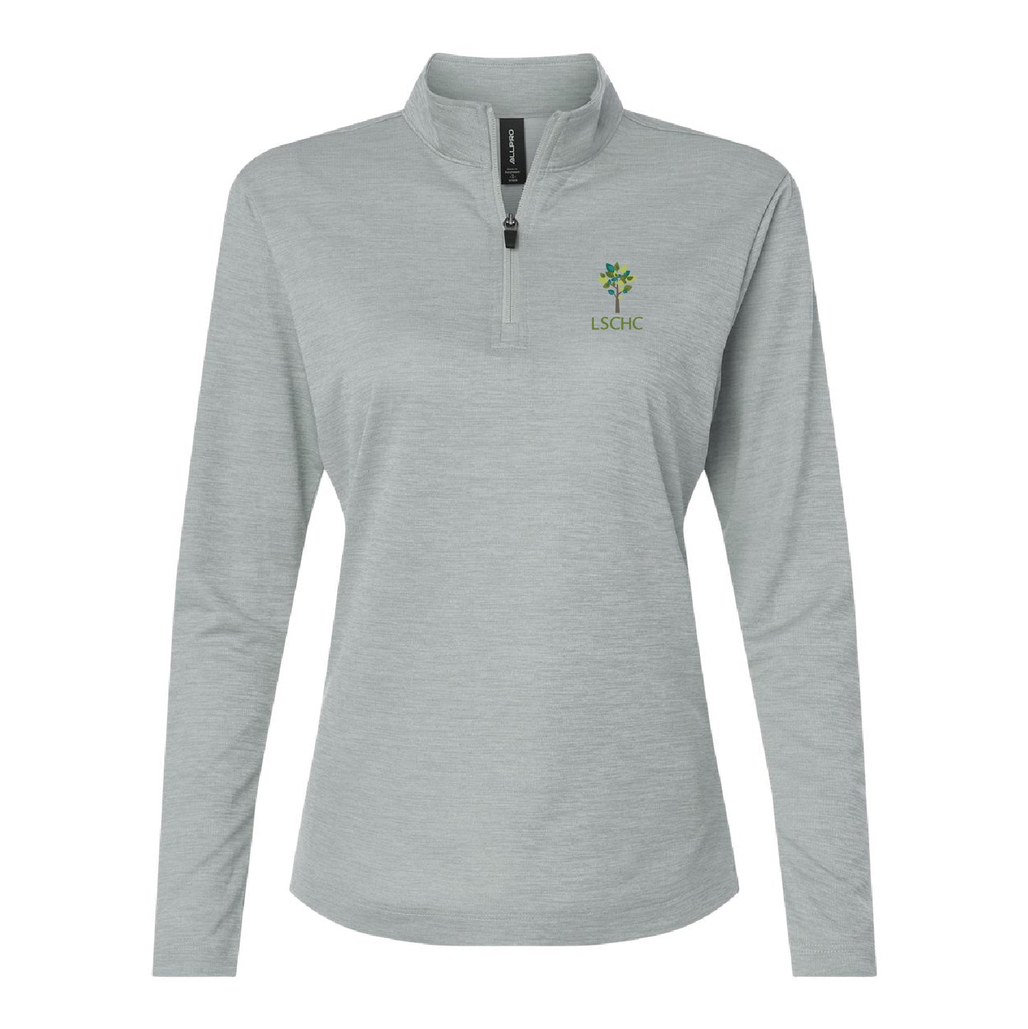 LSCHC Women's Pro-Lock Performance Mélange Quarter-Zip Pullover