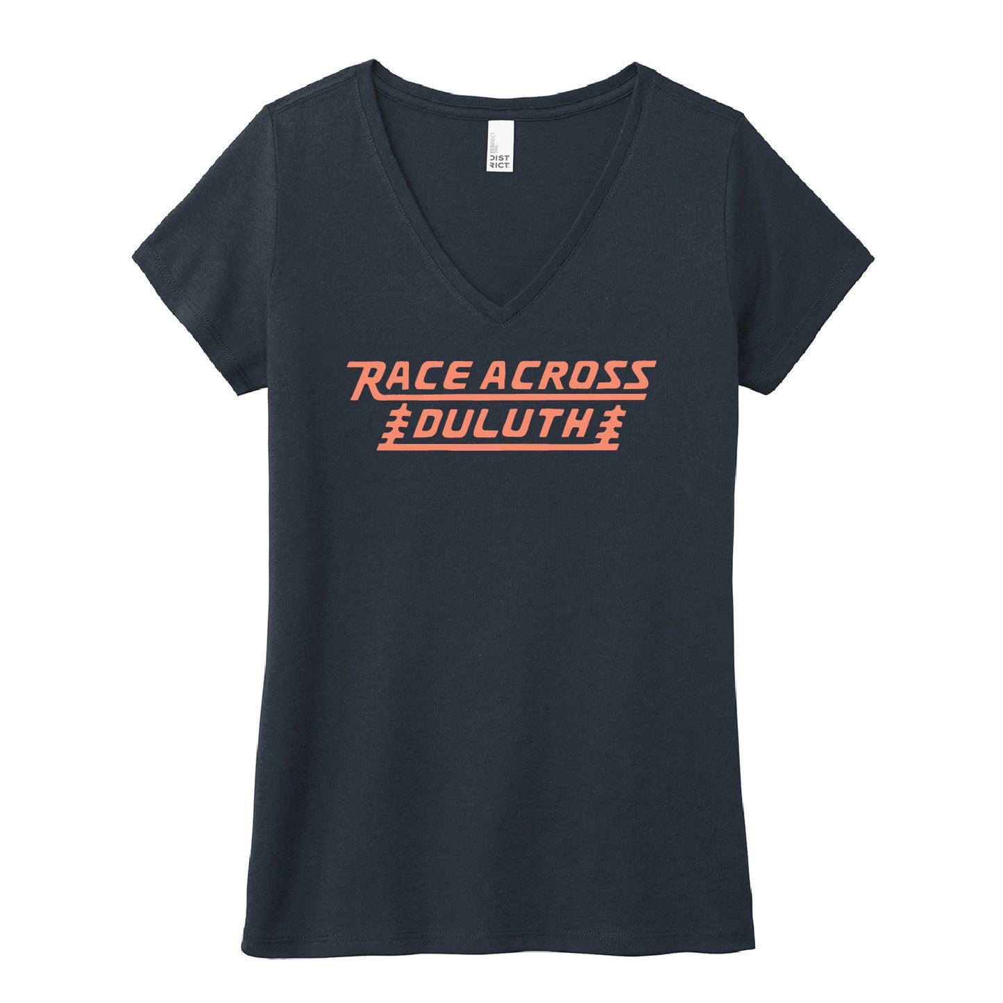 Race Across Duluth Women's V-Neck