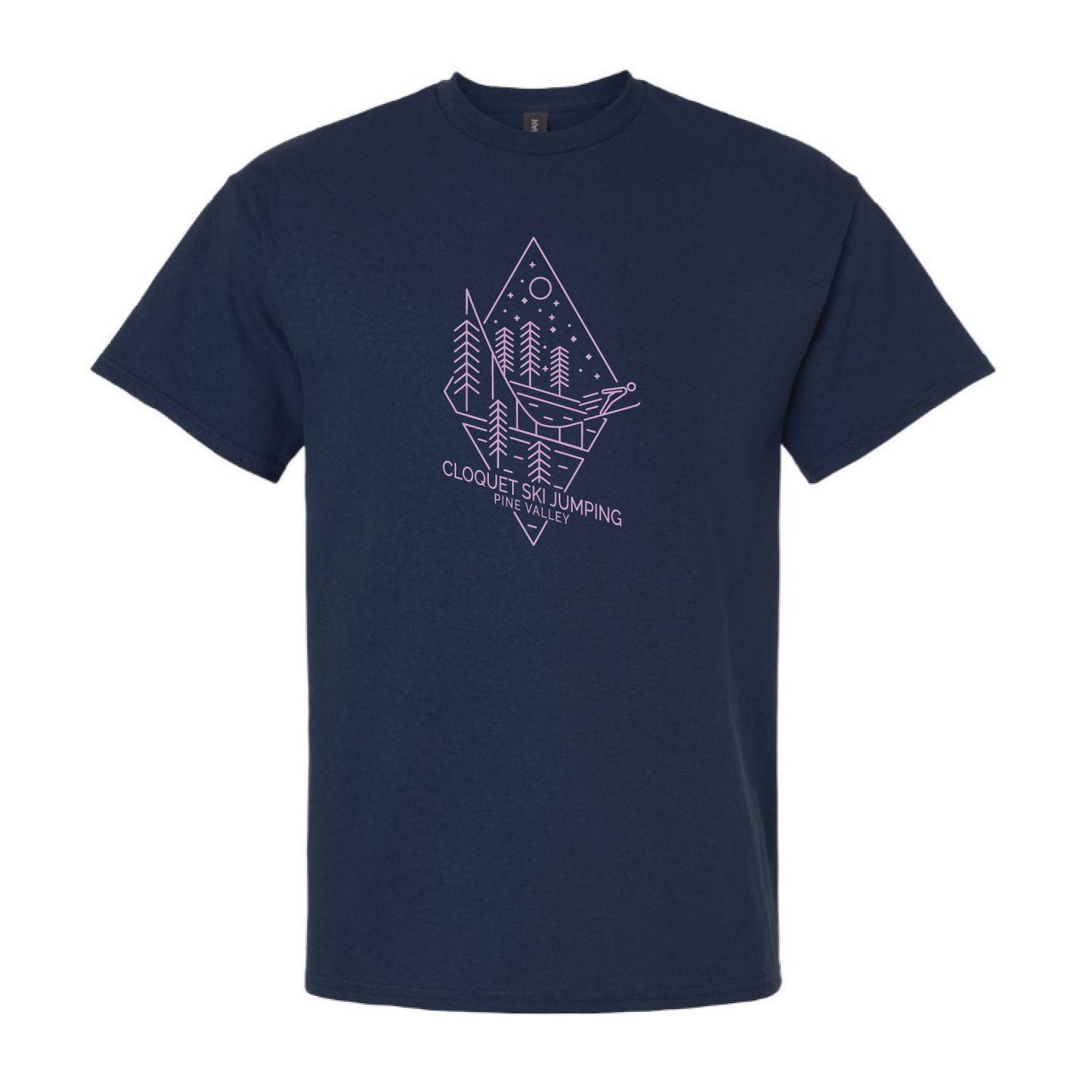Cloquet Nordic Ski Club Ultra Cotton® T-Shirt (Lavender)