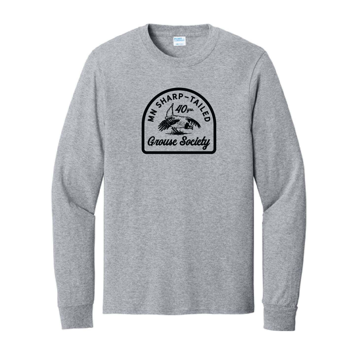 MN Sharp-Tailed 40th Anniversary Long Sleeve Core Cotton Tee