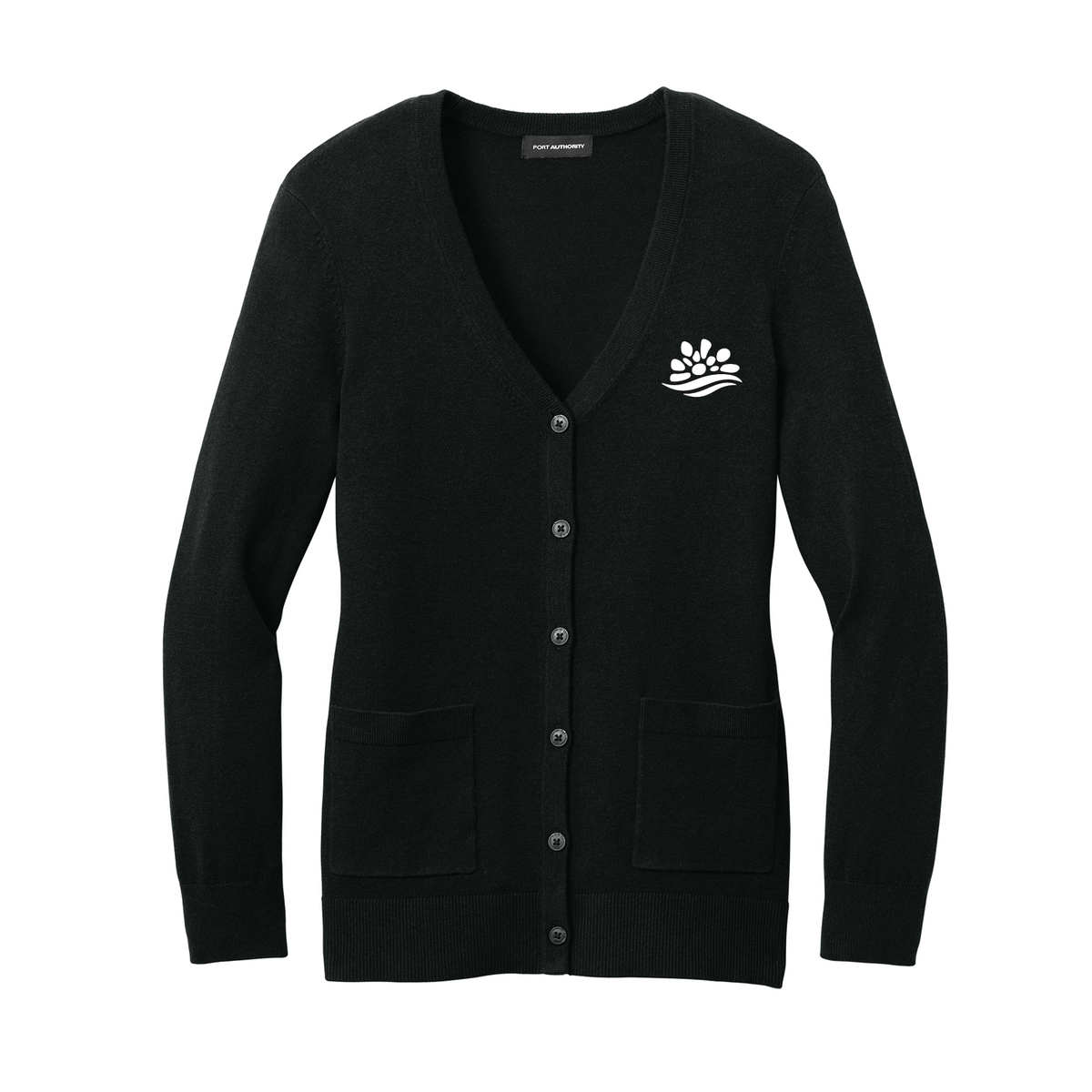 Brightwater Health Women's Easy Care Button-Up Cardigan Sweater