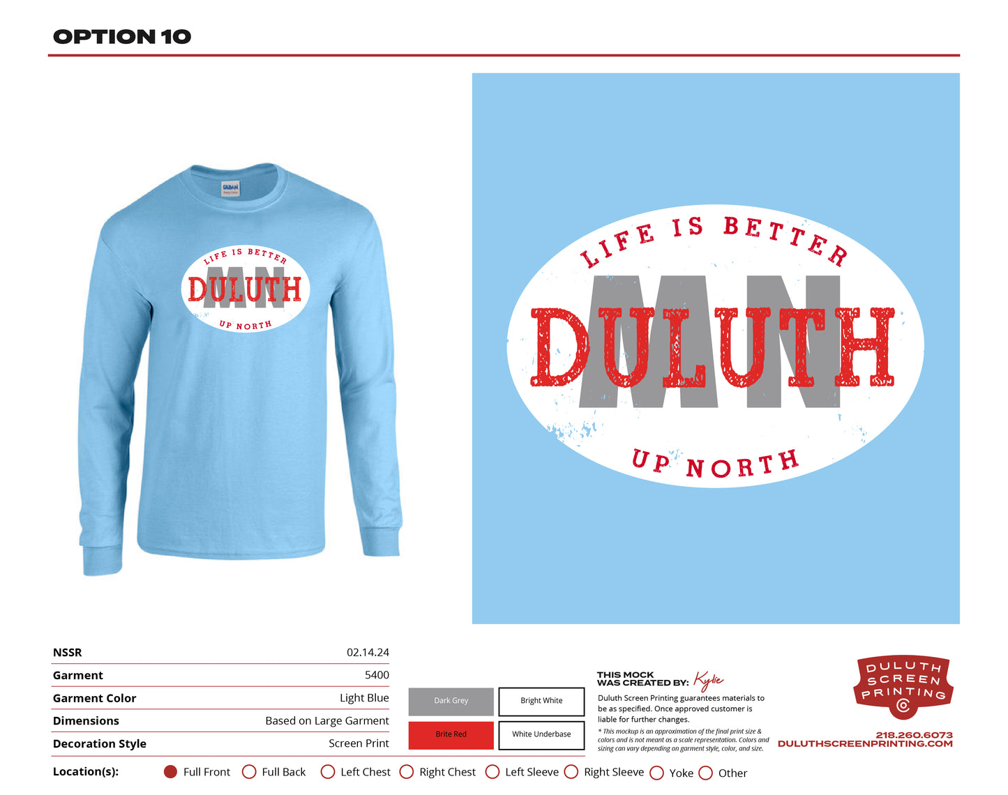 NSSRR MN Duluth Heavy Blend Long Sleeve Tee