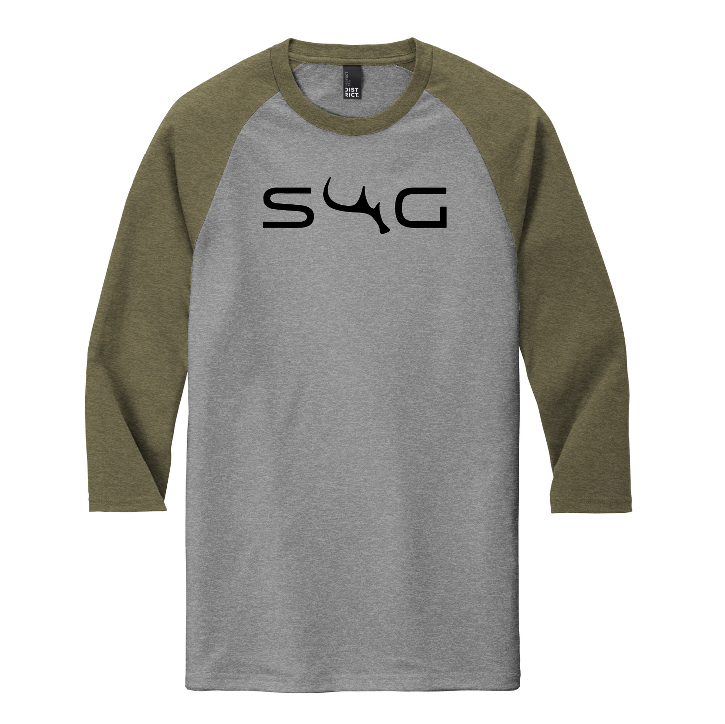 S4G Unisex Tri-Blend 3/4-Sleeve Raglan Tee