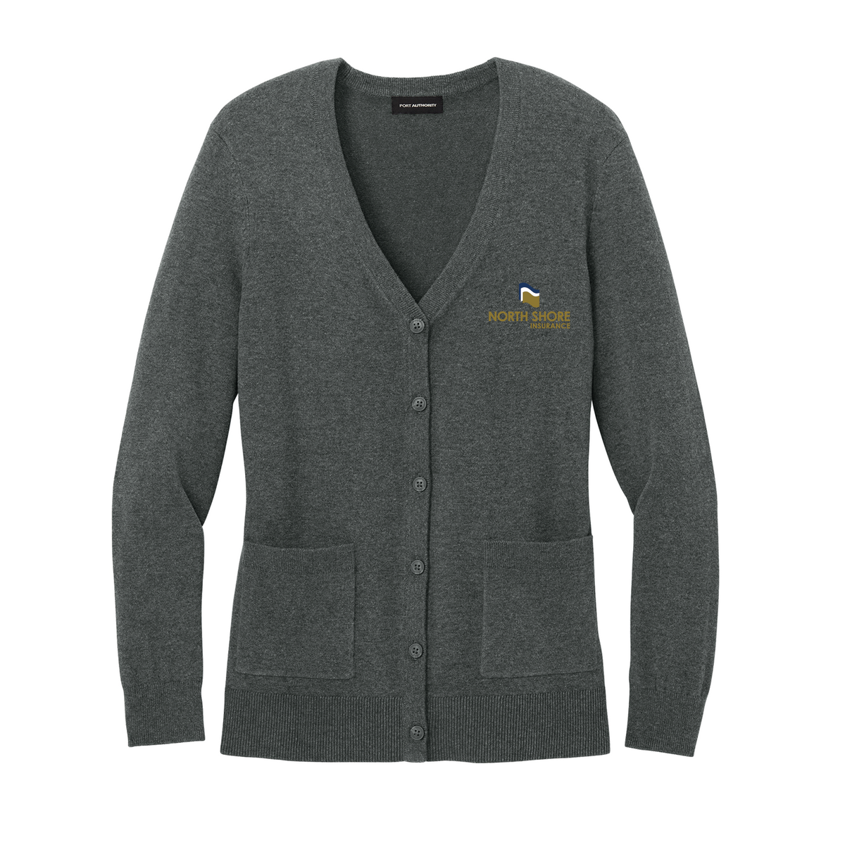 NSB Insurance Women’s Easy Care Button-Up Cardigan Sweater