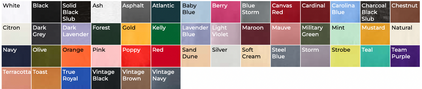 Unisex Jersey Cotton Long Sleeve