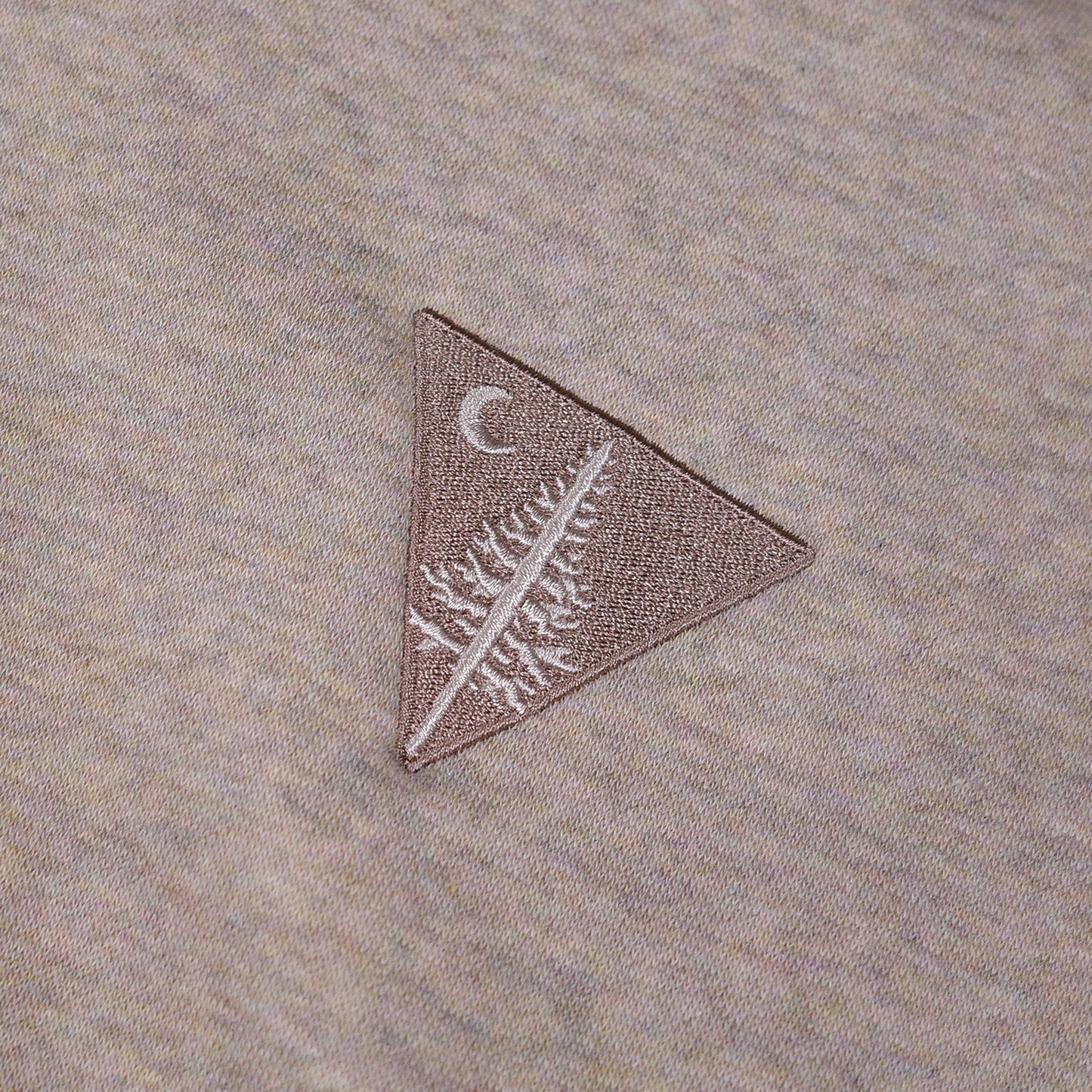 Must Be Minnesota Embroidered Triangle Perfect Weight Fleece Crew