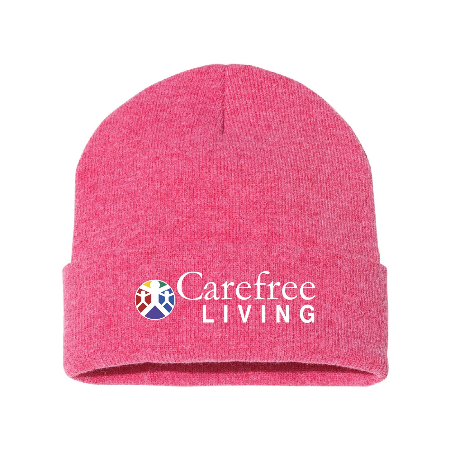 Carefree Living Solid 12" Cuffed Beanie
