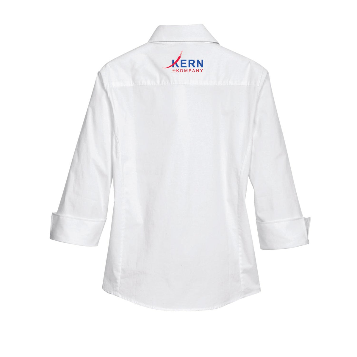 Airshow Member Ladies' Perfect Fit™ 3/4-Sleeve Stretch Poplin Blouse - DSP On Demand