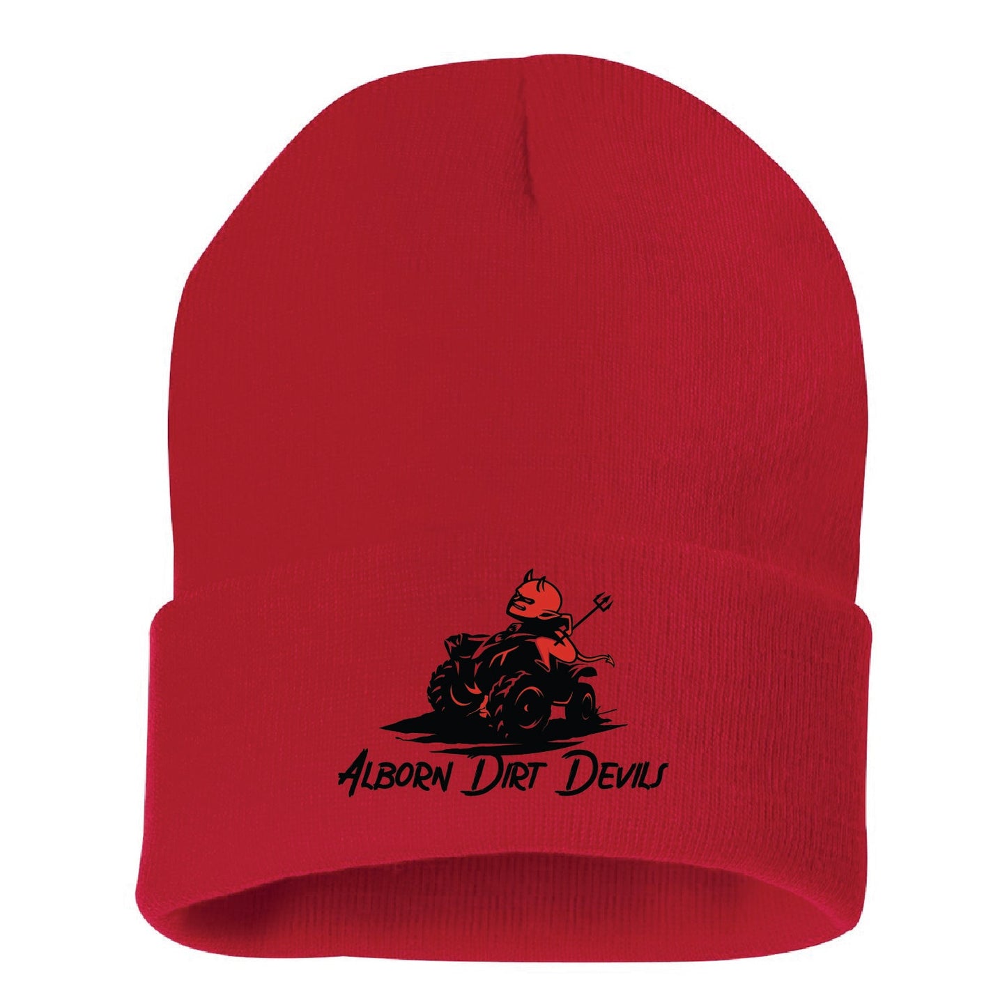 Alborn Dirt Devils Solid 12" Cuffed Beanie - DSP On Demand