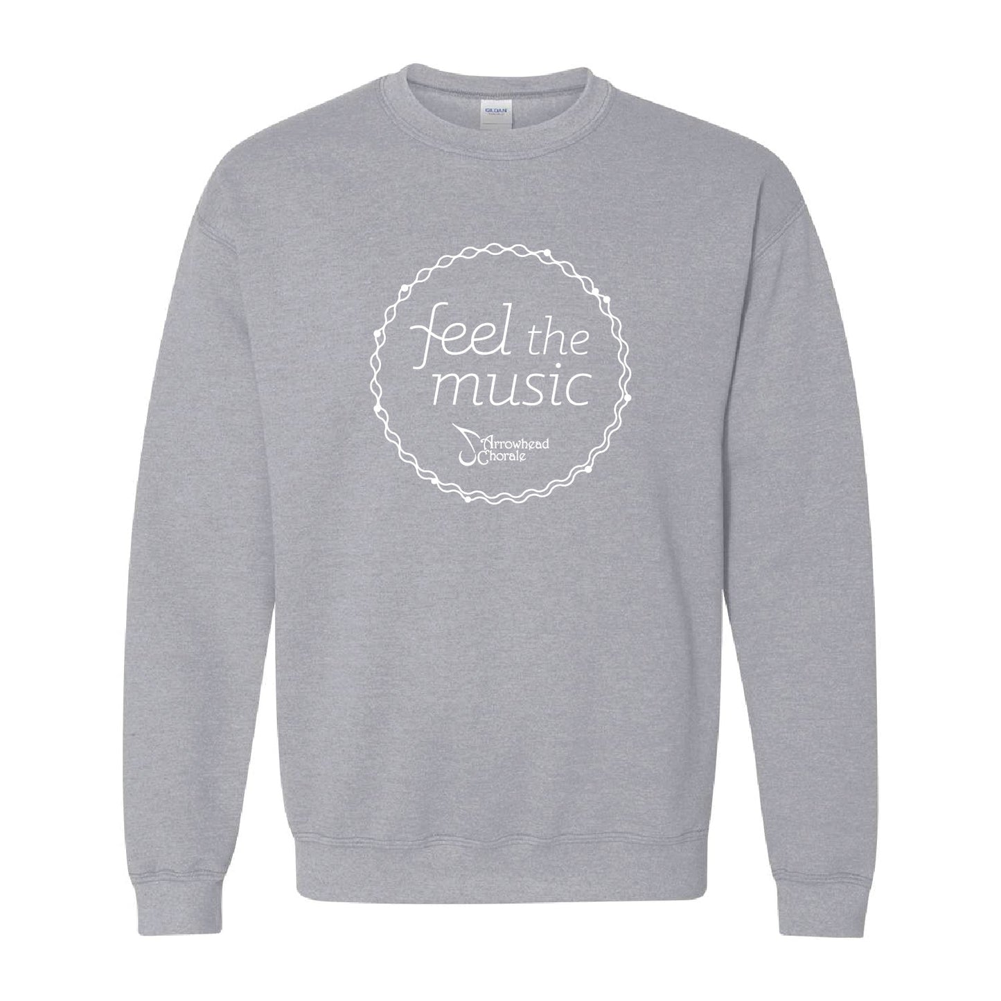Arrowhead Chorale Feel The Music Heavy Blend™ Crewneck Sweatshirt - DSP On Demand
