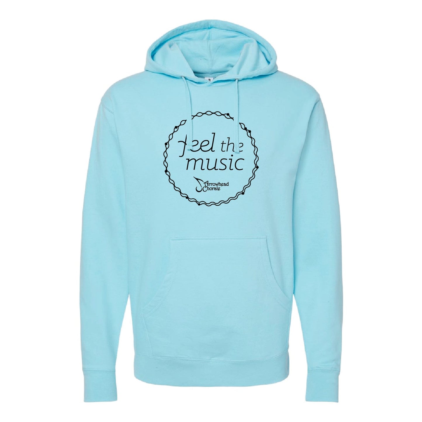 Arrowhead Chorale Feel The Music Unisex Midweight Hooded Sweatshirt - DSP On Demand