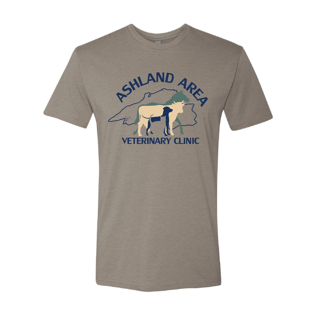 Ashland Vet Clinic Unisex CVC Short Sleeve Crew - DSP On Demand