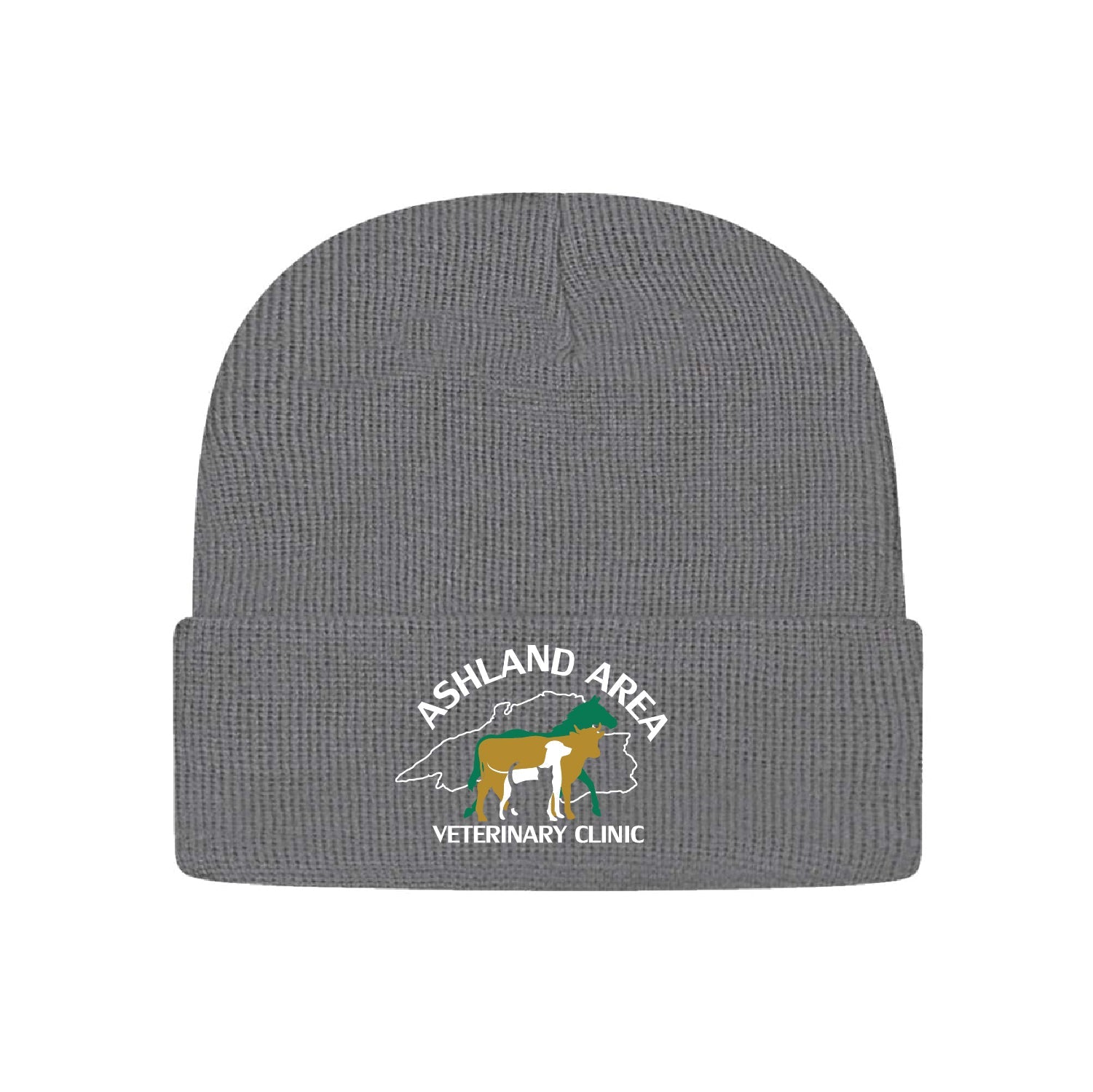 Ashland Vet Clinic USAMade Sustainable Cuff Knit DSP On Demand