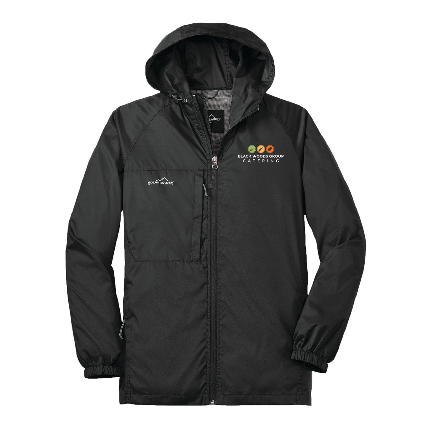 Black Woods Catering Eddie Bauer® - Packable Wind Jacket - DSP On Demand