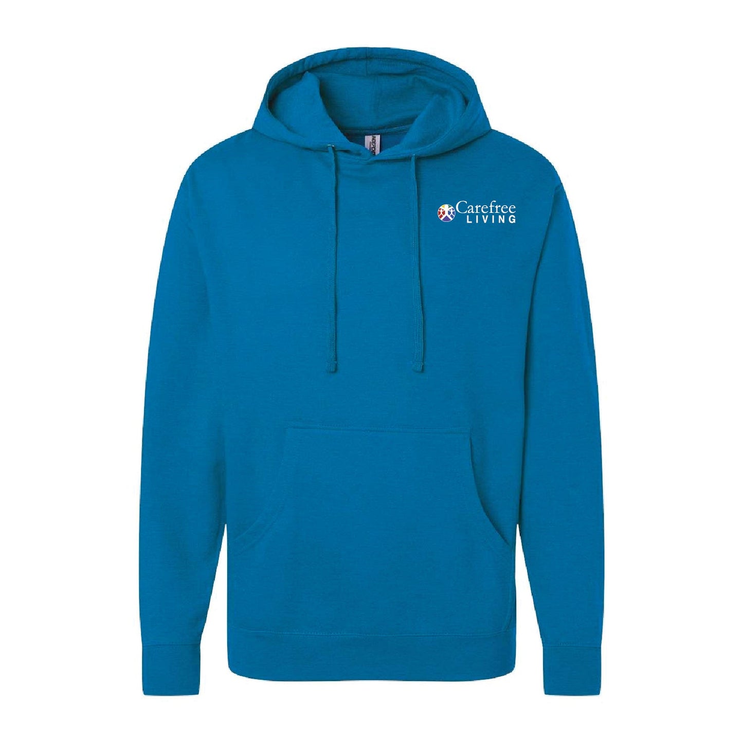 Carefree Living Unisex Midweight Hooded Sweatshirt - DSP On Demand