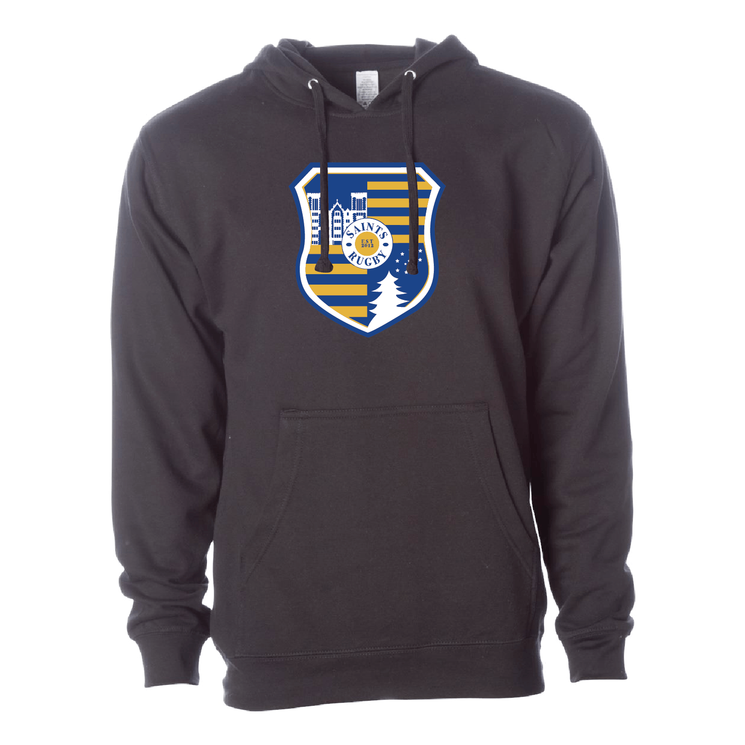 France Rugby Hoodie - Les Bleus Midweight Faded Blue Sweatshirt