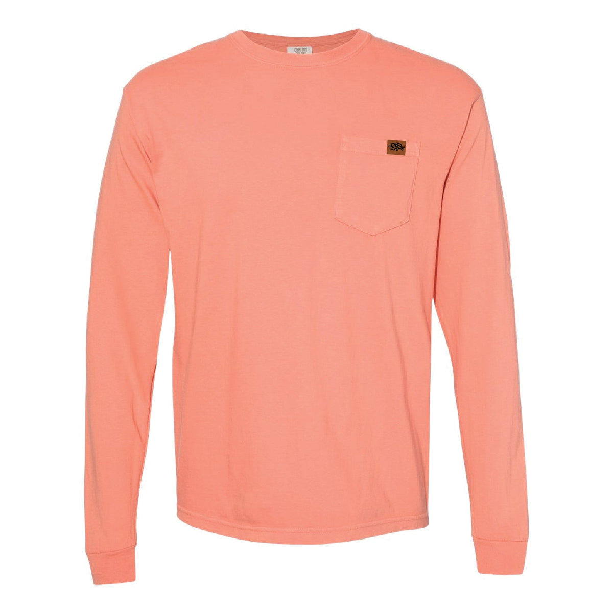 DSP Company Garment-Dyed Heavyweight Long Sleeve Pocket T-Shirt - DSP On Demand