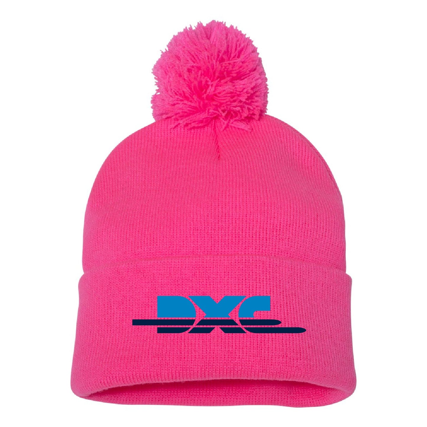DXC Pom-Pom 12" Cuffed Beanie - DSP On Demand