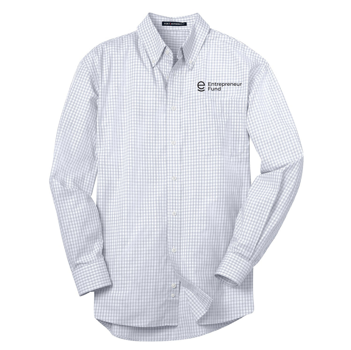 Entrepreneur Fund Plaid Pattern Easy Care Shirt - DSP On Demand