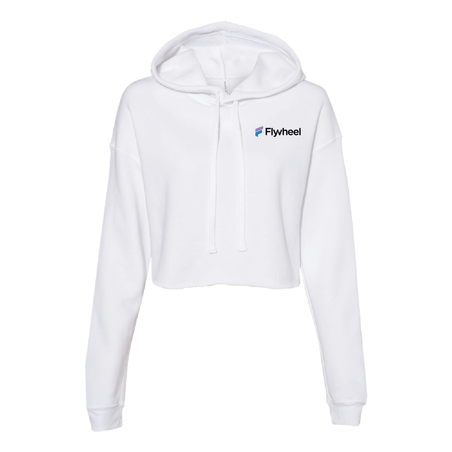 Flywheel Women's Crop Fleece Hoodie - DSP On Demand