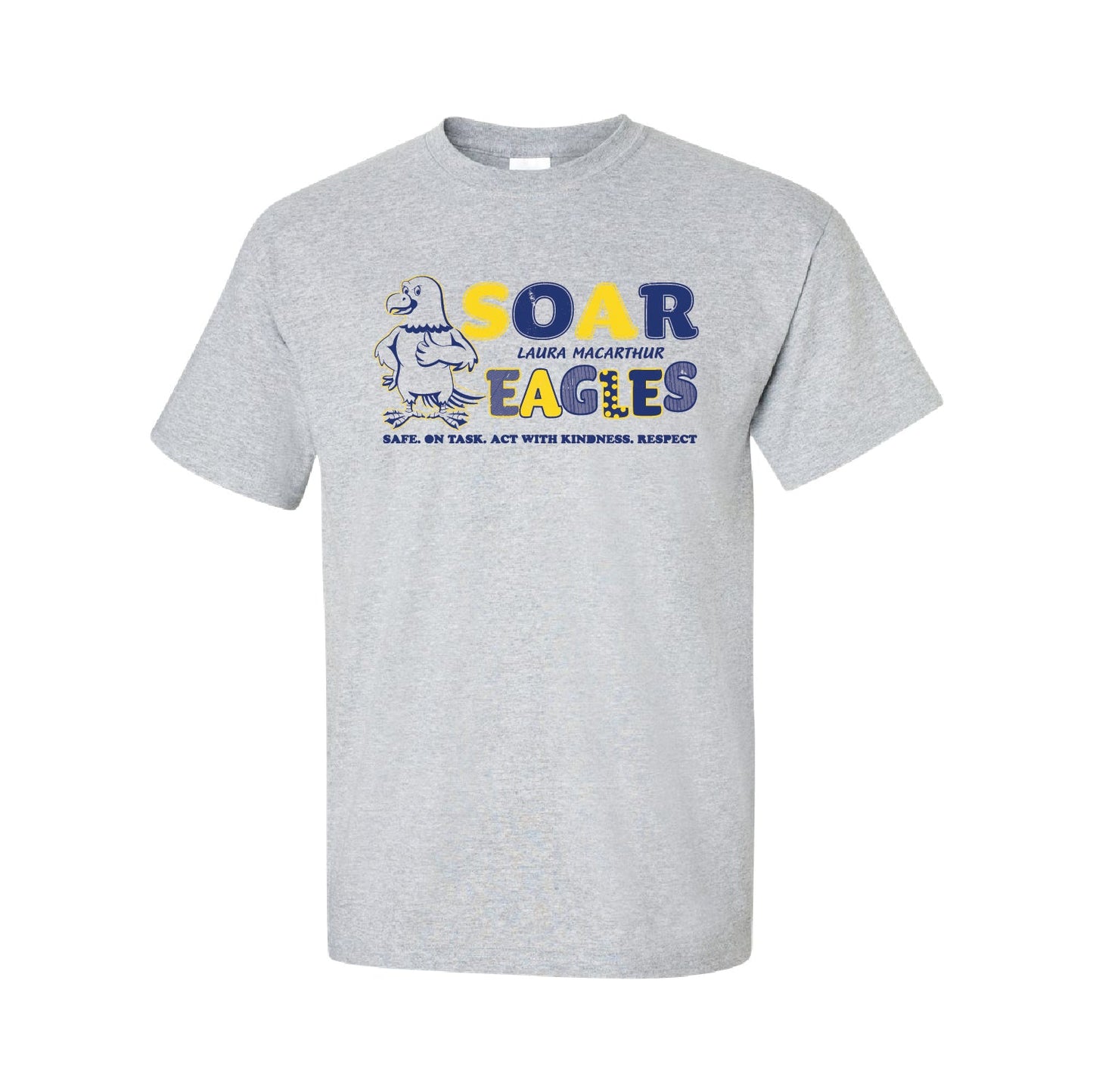 Laura MacArthur Adult SOAR EAGLES Tee - DSP On Demand