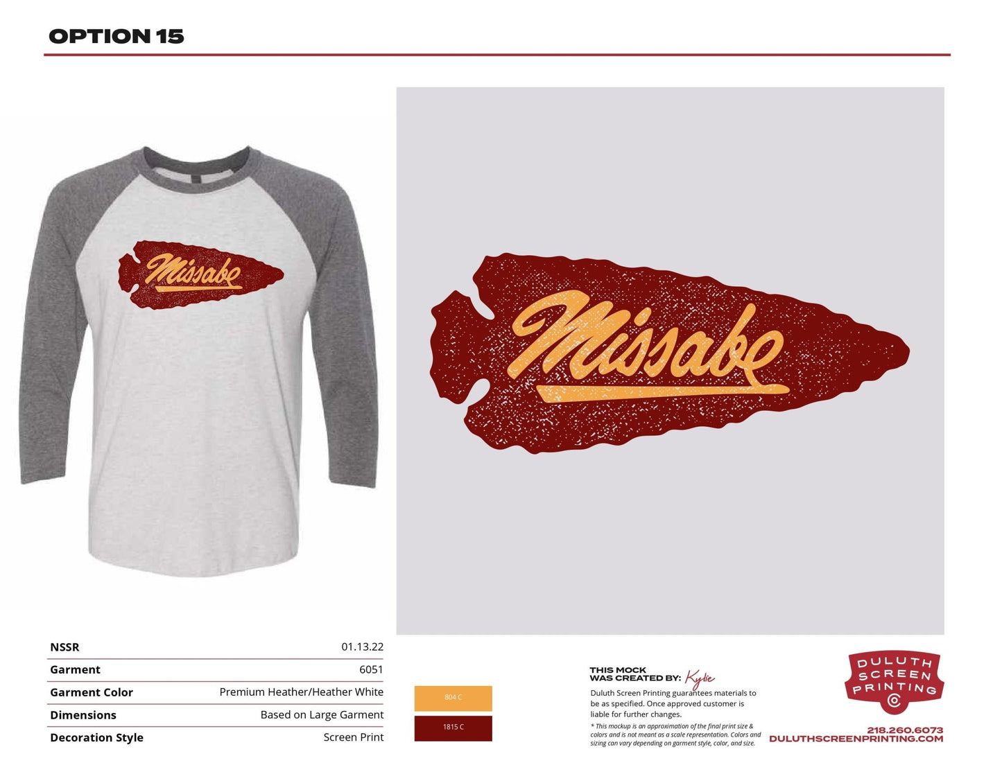 NSSRR Missabe Next Level Unisex Tri-Blend 3/4-Sleeve Raglan Tee - DSP On Demand
