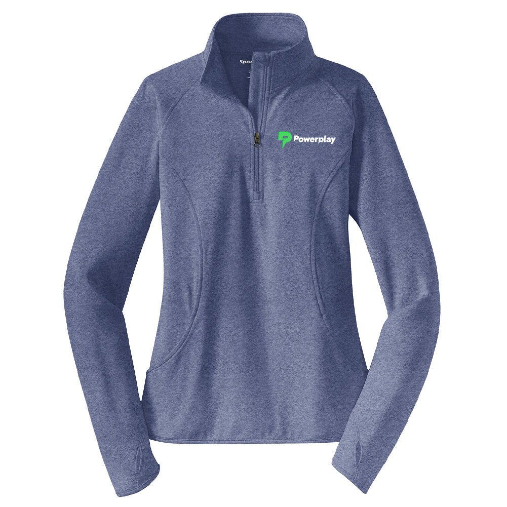 Powerplay Ladies Sport-Wick® Stretch 1/2-Zip Pullover - DSP On Demand