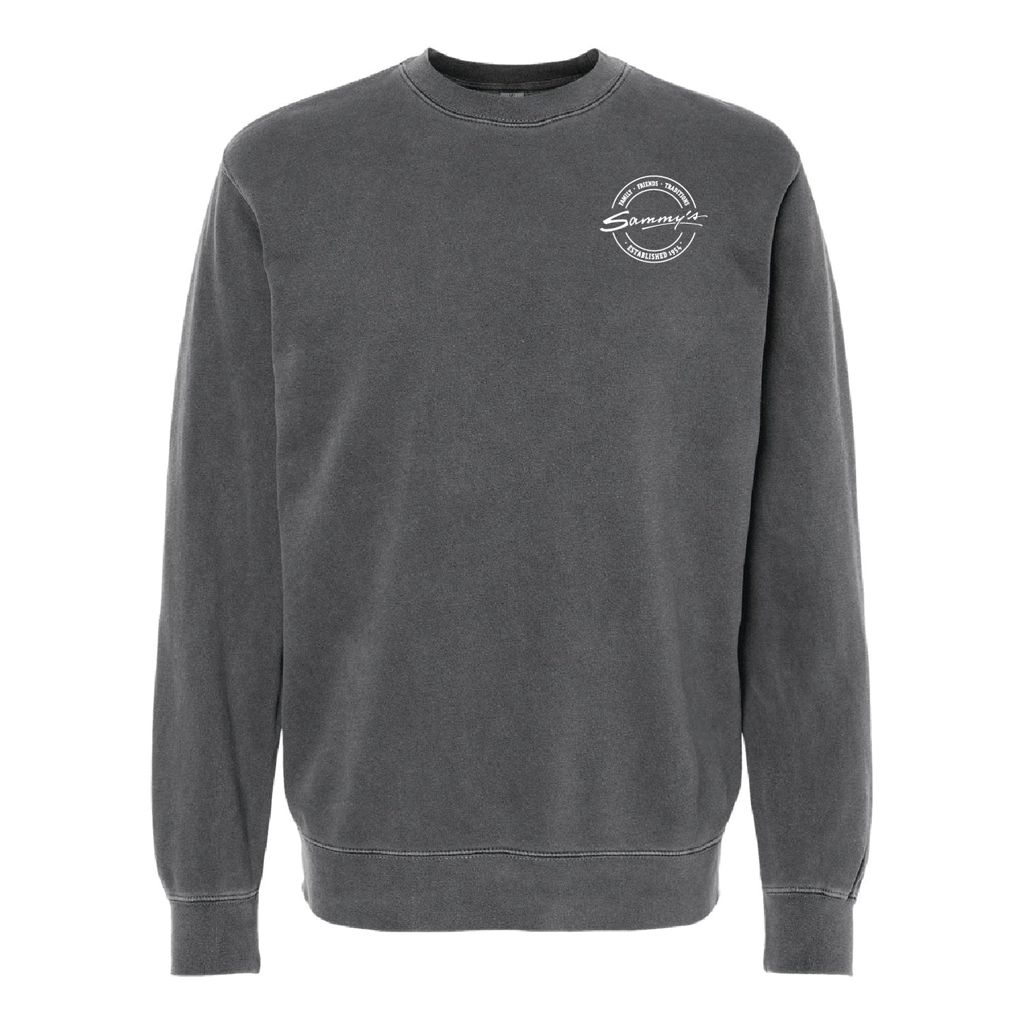 Sammy's Unisex Midweight Pigment-Dyed Crewneck Sweatshirt - DSP On Demand