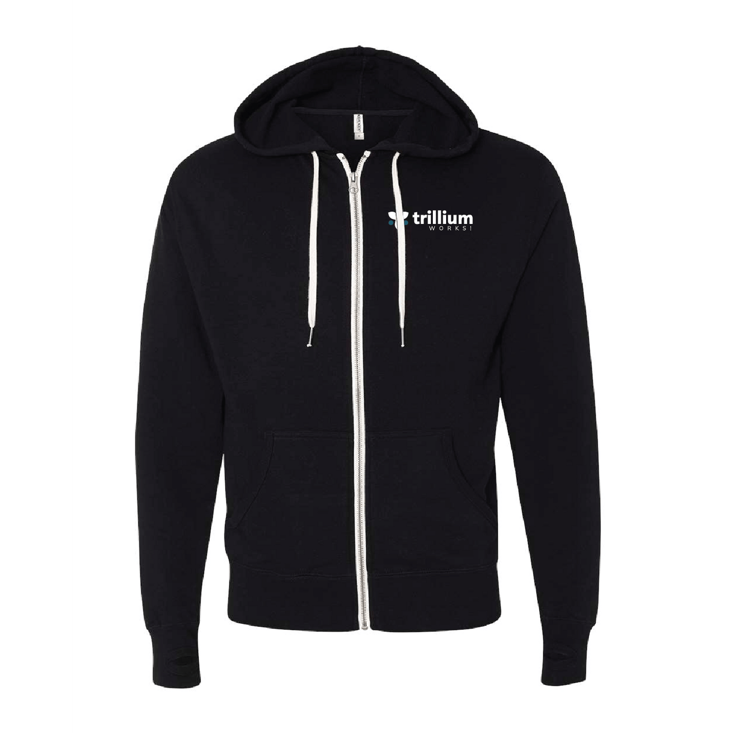 Trillium Works Unisex Heathered French Terry Full-Zip Hooded Sweatshirt - DSP On Demand
