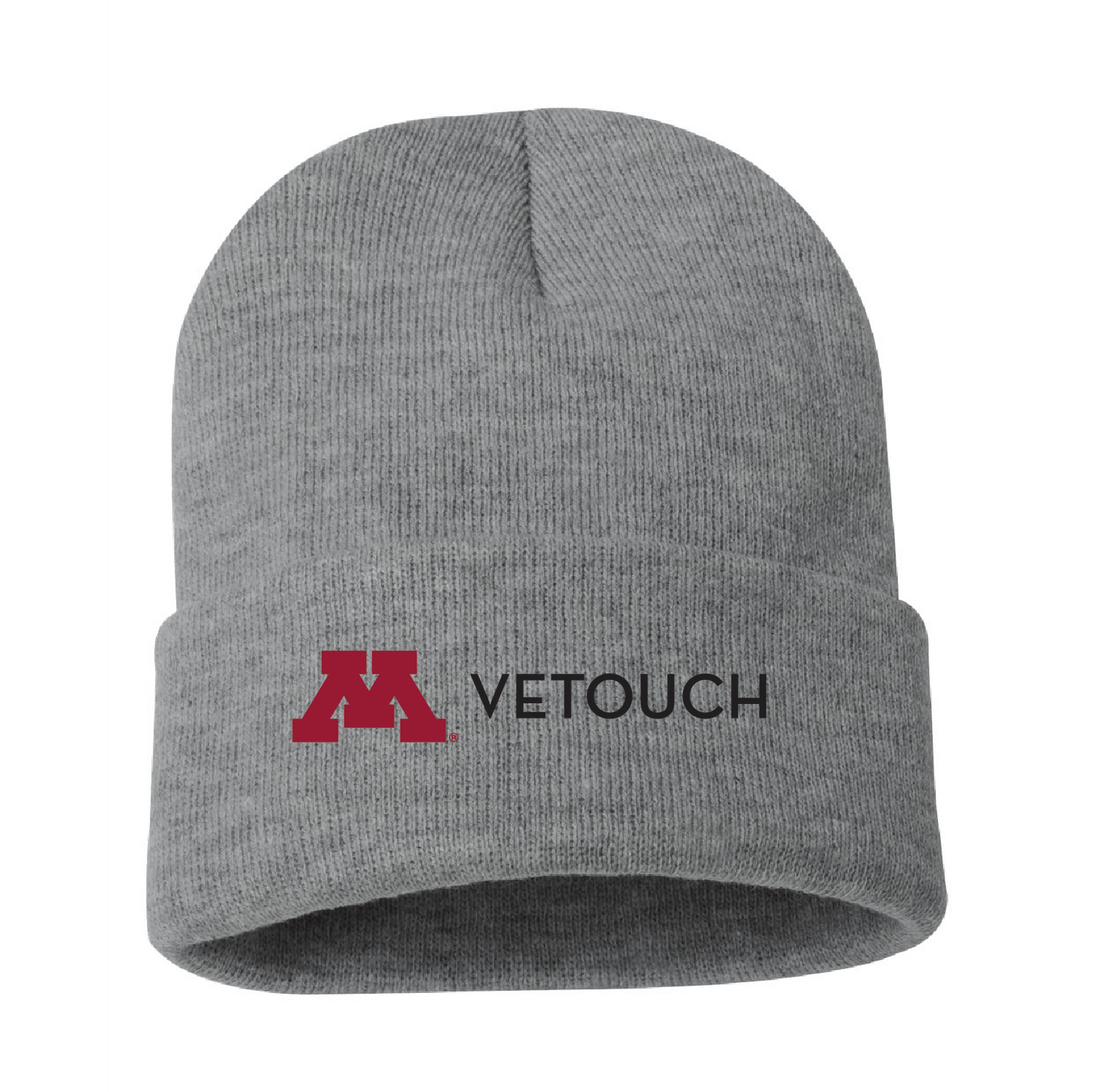U of M VeTouch Solid 12" Cuffed Beanie - DSP On Demand