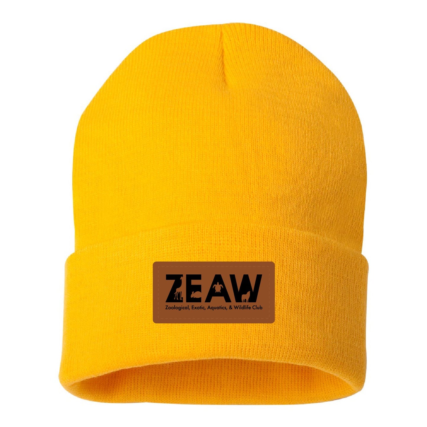 UMN Zoo, Exotic, Aquatic, and Wildlife Medicine Solid 12" Cuffed Beanie - DSP On Demand