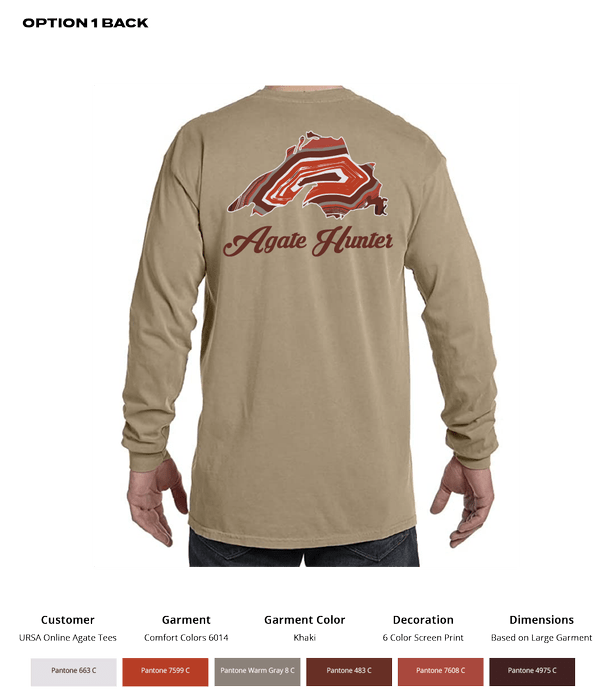 Ursa Comfort Colors Heavyweight Ring Spun Long Sleeve Tee - DSP On Demand