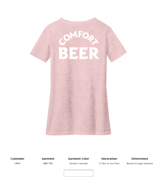 Ursa District Womens Perfect Tri V-Neck Tee - DSP On Demand