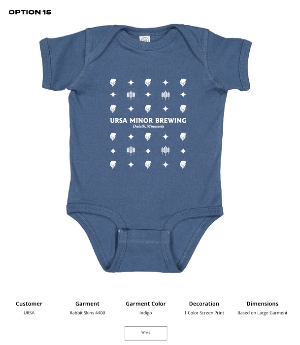 Ursa Rabbit Skins Infant Baby Rib Bodysuit - DSP On Demand