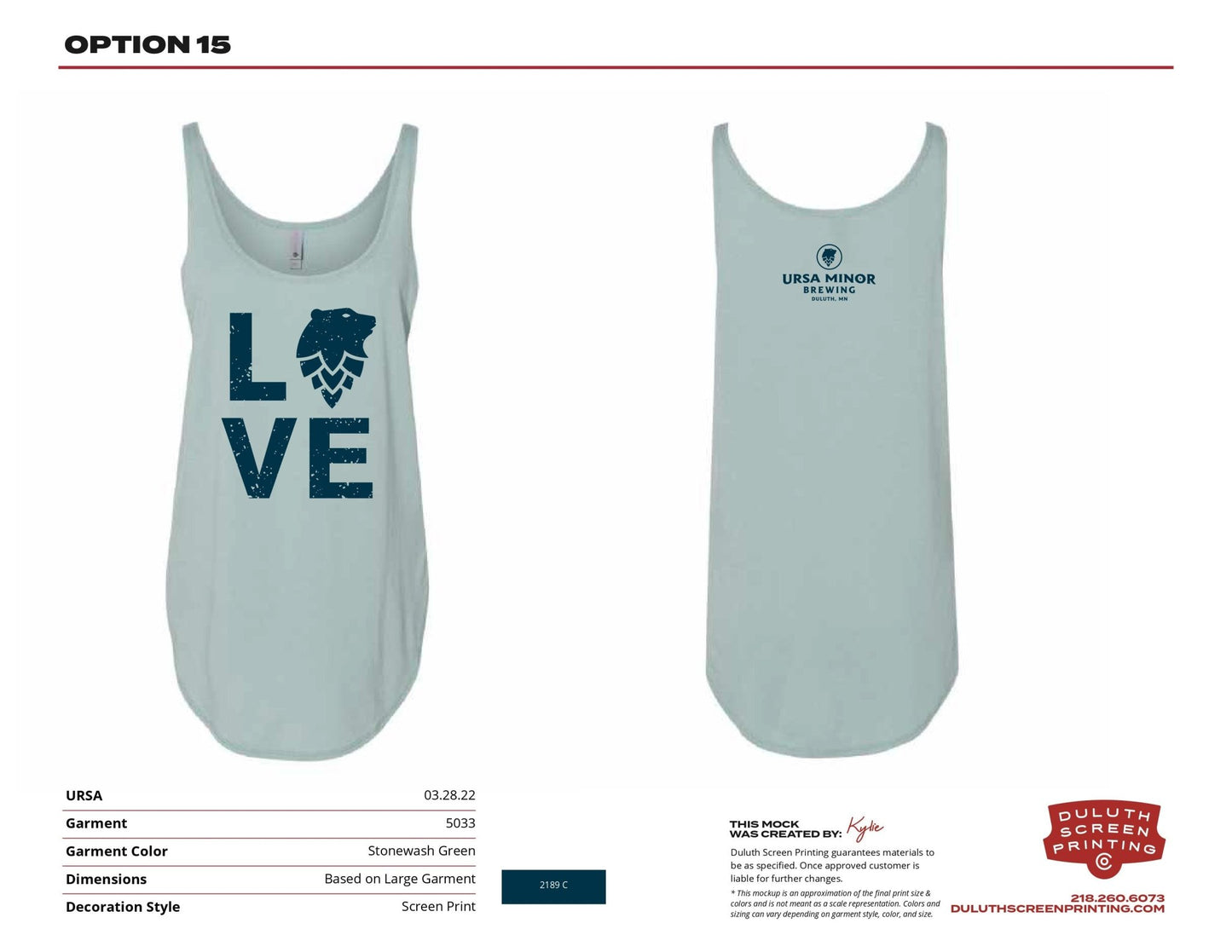 Ursa Updated Love Tank - Next Level Ladies' Festival Tank - DSP On Demand