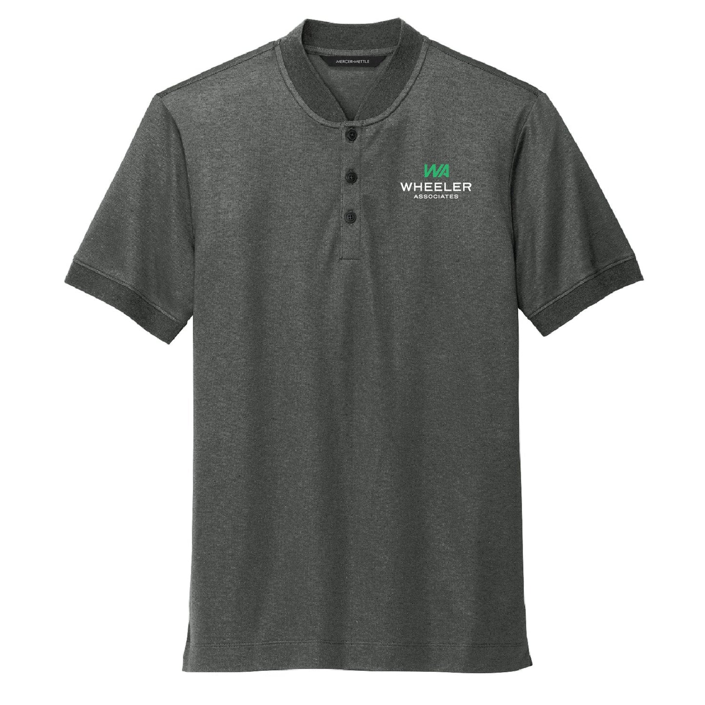 Wheeler Stretch Pique Henley - DSP On Demand