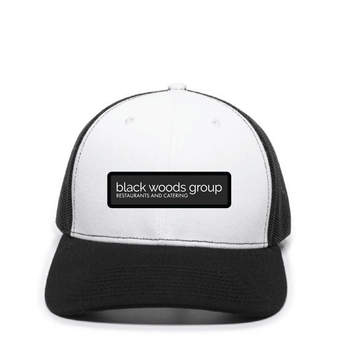 Wholesale Black Woods Group Trucker Hat - DSP On Demand