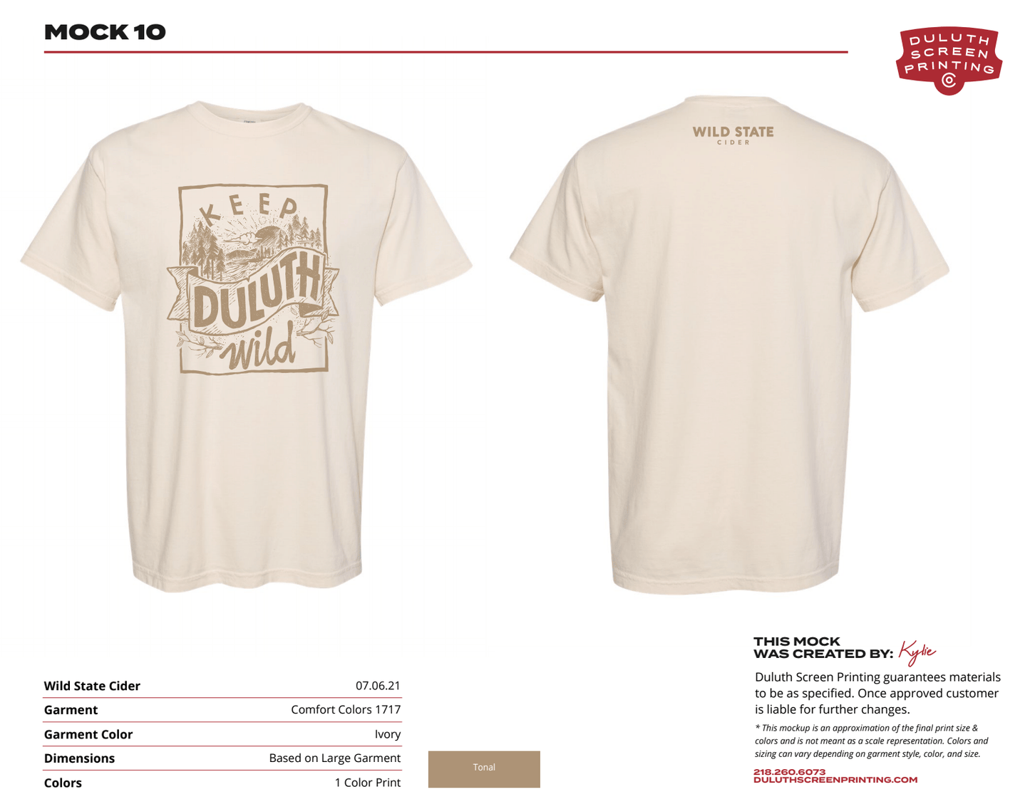 Wild State Berry Comfort Colors Heavyweight Ring Spun Tee - DSP On Demand