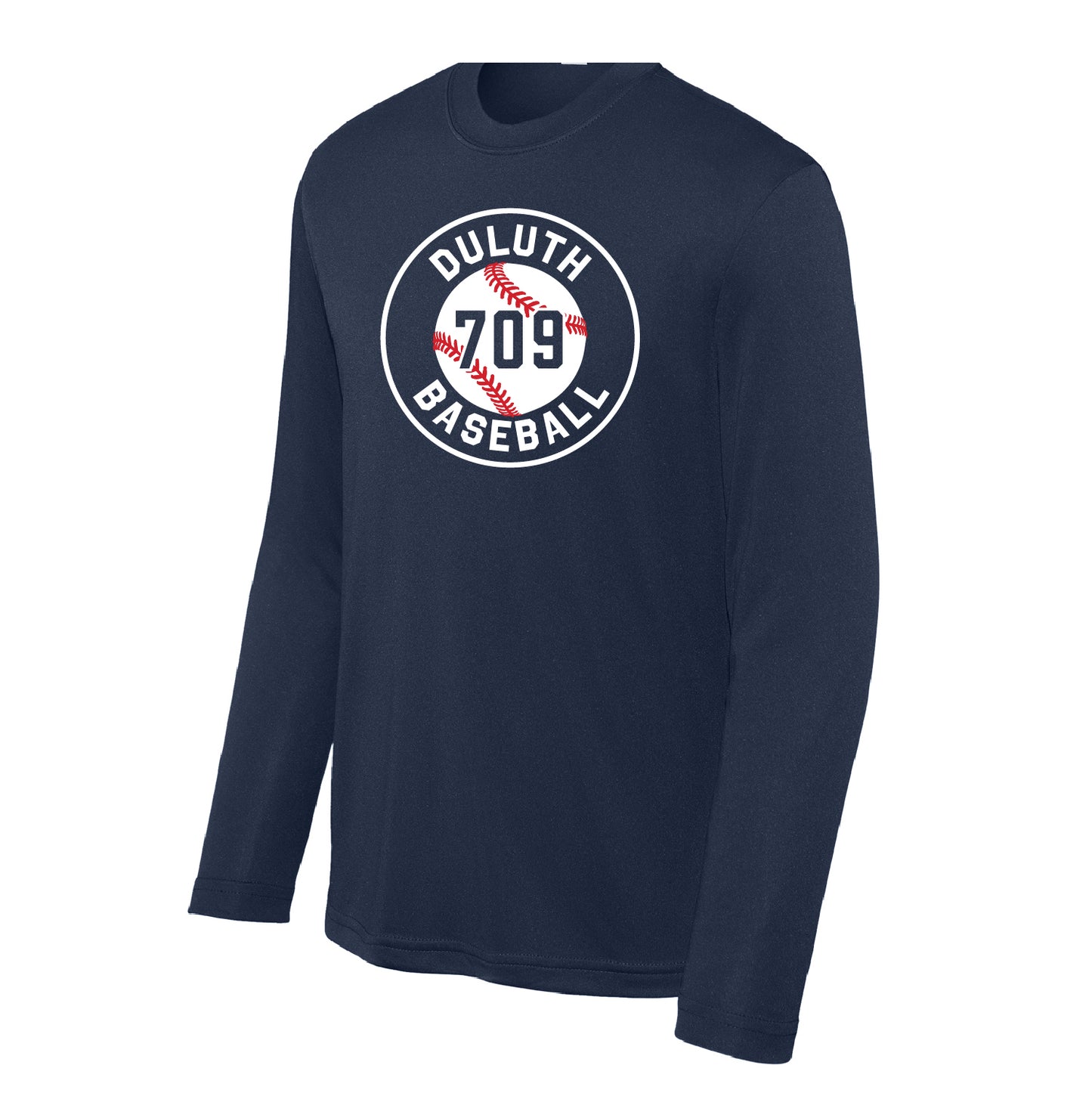 709 Badge Youth Long Sleeve Athletic Tee