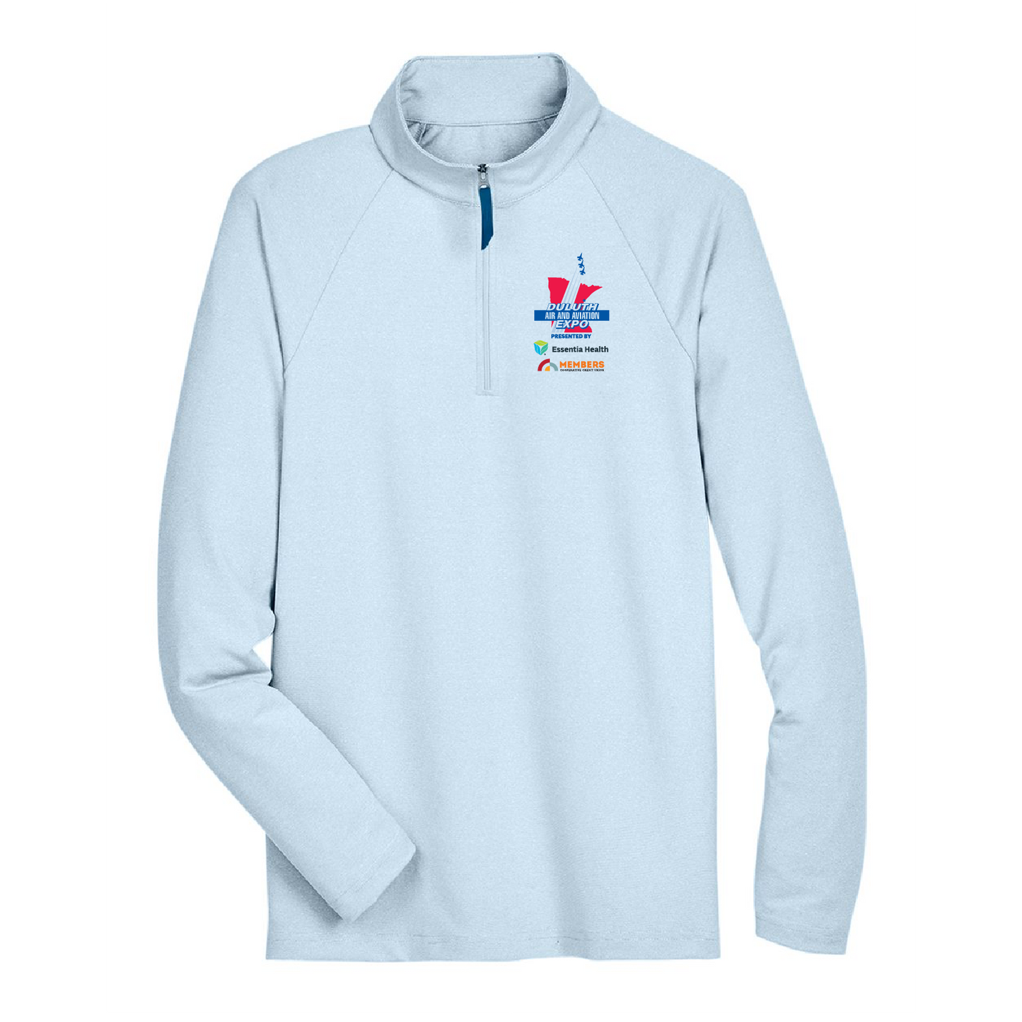 Duluth Airshow Board Member CrownLux Performance™ Men's Clubhouse Micro-Stripe Quarter-Zip