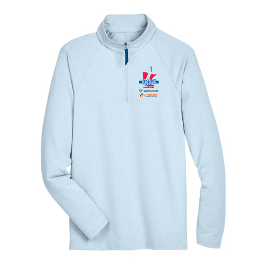 Duluth Airshow Board Member CrownLux Performance™ Men's Clubhouse Micro-Stripe Quarter-Zip