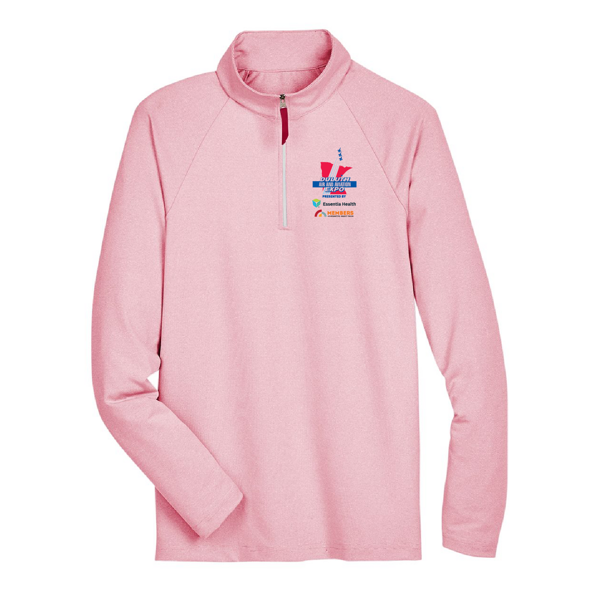 Duluth Airshow Board Member CrownLux Performance™ Men's Clubhouse Micro-Stripe Quarter-Zip