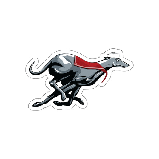 Dynamic Greyhound Die-Cut Sticker – Perfect for Dog Lovers & Pet Enthusiasts